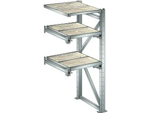 uittrekstelling voor zware lasten,HxBxD 2000x890x860mm,vaklast 1000kg