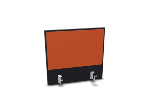 opzetpaneel,v. bureau,aanbouw achter,B 600mm,CC-zwart,BN3012-oranje