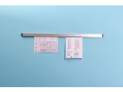 Paperrail 100cm aluminium grijs