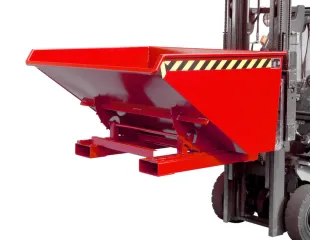 kiepbak,HxLxB 835x1260x1570mm,0,9m³,draagverm. 1000kg,RAL3000 - 1