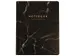 Notitieboek Èccolo Black Marble lijn ca.20x25cm 80gr. 256pag.
