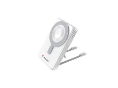 Charge 'n' Go Power Bank Magnetisch draadloos opladen 10.000mAh Zilver