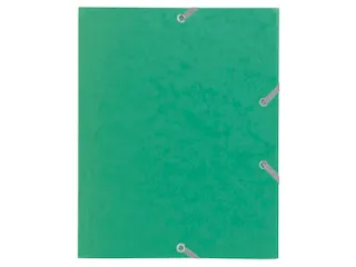 Elastomap 3 kleppen glanskarton 400gm² schoolformaat 17x22cm Assorti - 5