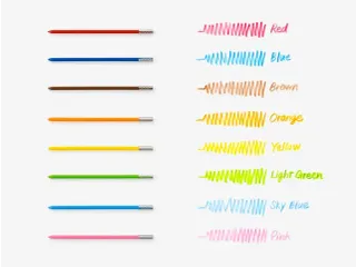Vulpotlood Pentel XPH804 2.0mm multi 8 kleuren - 4