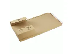 Boekverpakking 250x325x75mm Bruin 25 Stuks