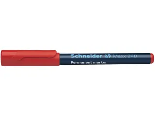 Marker Schneider Maxx 240 permanent ronde punt rood - 2