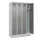locker voor scheiding van kleding,HxBxD 1950x1200x500mm,4vak