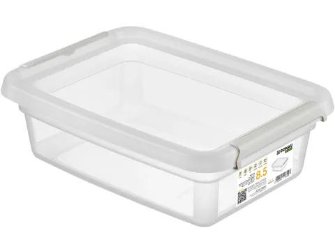Donau Home Voedseldoos 8,5 Liter transparant kunststof