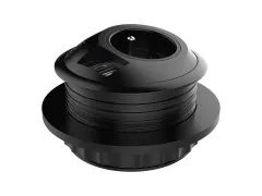 Desktop stekkerdoos Power PixelTUF 1x Penaarde +USB A/C 25W Zwart