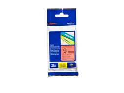 Labeltape Brother P-touch TZe-421 standaard 9mm zwart op rood