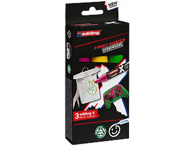 Edding 6900 X multi marker set candy color 3 stuks