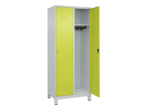 locker,HxBxD 1950x800x500mm,2vak,vak B 400mm,cil.-slot,voeten