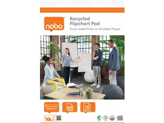 Flipoverpapier Nobo gerecycled 58x81cm dubbelzijdig rol 50 vel - 7