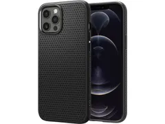 Spigen Case ACS01617 iPhone 12 Pro Max Liquid Air Mat Zwart