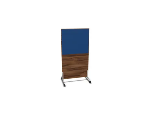 scheidingswand,HxB 1545x800mm,NP-tiepolo nut,BN6016-blauw