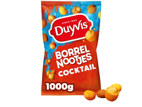 Borrelnootjes Duyvis cocktail zak 1000 gram