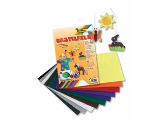 Vilt Folia 20x30cm 150gr 10 vel assorti kleuren - 2