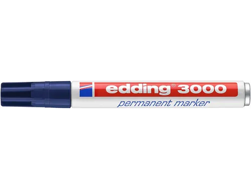Viltstift edding 3000 rond 1.5-3mm staalblauw