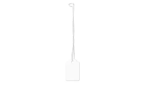 Draadetiket Kangaro 18x29mm wit doos a 500 stuks