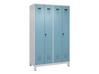PBM-locker,HxBxD 1950x1200x500mm,4vak,vak B 300mm,draaigrendel - 2