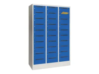 Postsorteerkast 1850x1230x500mm 3x10 Vakken Ral7035 Front Ral5010 - 2