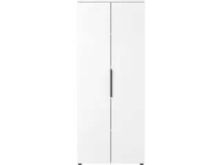 dossierkast,HxBxD 1970x810x400mm,4xhouten vloer,5ordnerhoogte,romp wit - 2