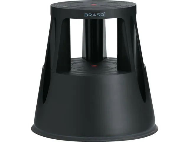 Rolkruk Comfort, uit kunststof, zwart