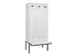 locker met bank,voor scheiding van kleding,HxBxD 2120x900x815mm,3vak