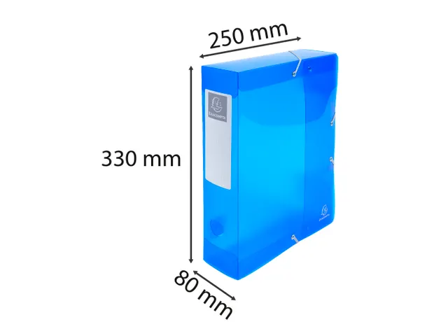 Boite de classement en polyproppylène dos 80mm Iderama PP - A4 - Coul