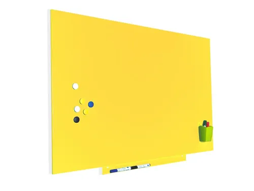 Whiteboard Rocada Skincolour 75x115cm geel gelakt