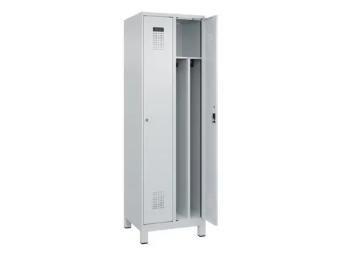 locker voor scheiding van kleding,HxBxD 1950x600x500mm,2vak