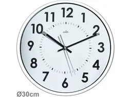 Wandklok Quartz 30 Cm Wit