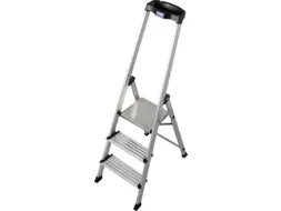 trapladder,eenzijdig,3trede(n),balk L 1,55m,aluminium