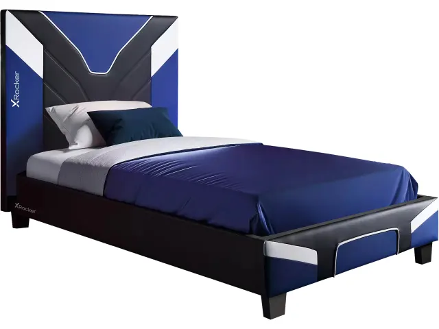 Xrocker Cerberus Mkii Gaming Bed blauw 2023082 90x190cm 180kg