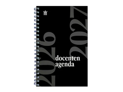 Schoolagenda 2026-2027 Ryam docenten 7dagen/2pagina's spiraal zwart