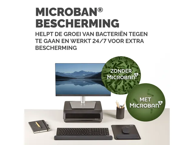 Polssteun Fellowes Breyta zwart