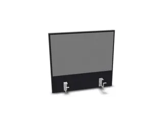 opzetpaneel,v. bureau,aanbouw achter,B 600mm,CC-zwart,BN8078-grijs - 1