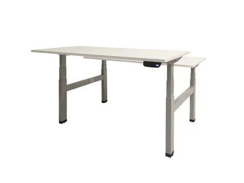 Dextro Plus Duo Zit-sta Bureau Elektrisch 140x80 Robson 25mm Zwart