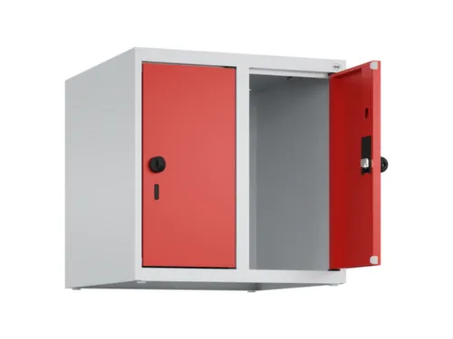 opzetkast,v. locker,2vak.,vak B 250mm,HxBxD 500x500x500mm,vleugeldeur