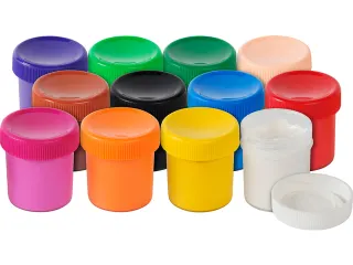 Verf Tempera-Gouache 12 kleuren potjes á 20ml - 4