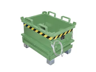 mini-bodemklepcontainer,HxLxB 625x600x800mm,0,13m³,inrijbeugel,staal - 3