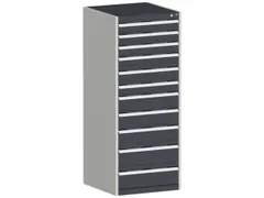 ladekast,HxBxD 1600x650x650mm,11lade(n),lade voor normale belastingen