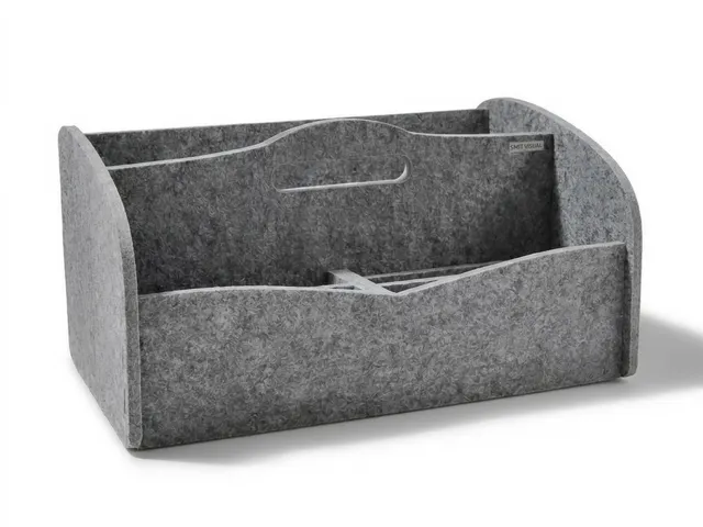 Lockerbox PET-vilt Groot grijs