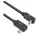Kabel ACT USB-C hoek links/rechts USB-C hoek boven/beneden 10Gbps 2m