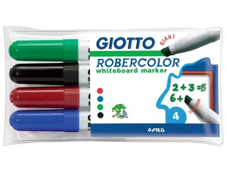 Robercolor Whiteboard Marker Large 6.4mm Schuin Assorti 4 stuks - 1