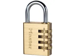 Masterlock Hangslot Met Combinatieslot 604EURD 40mm Goud
