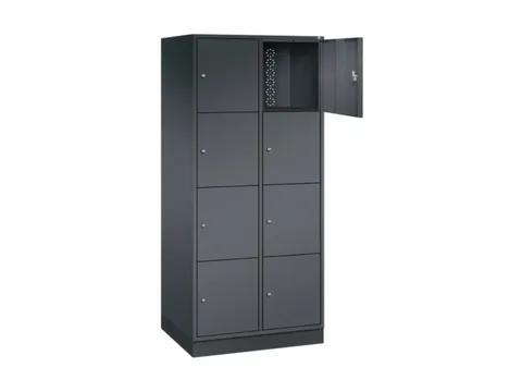 grootvolume-lockersysteem,HxBxD 1950x820x600mm,2x4vakken,cil.-slot