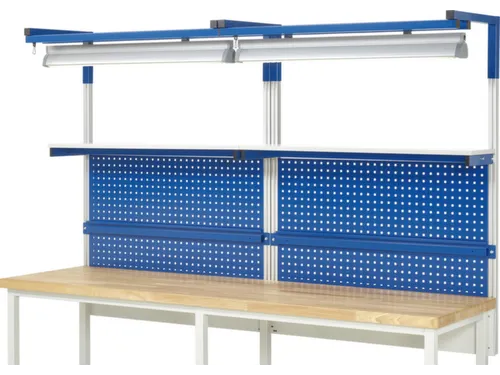opbouwelement,v. werkbank,HxBxD 1380x2500x350mm,draagverm. 100kg,staal