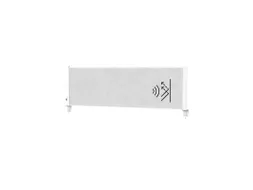 MAULconnecto scheidingsysteem Uplight 160x50 cm lichtgrijs Frame wit