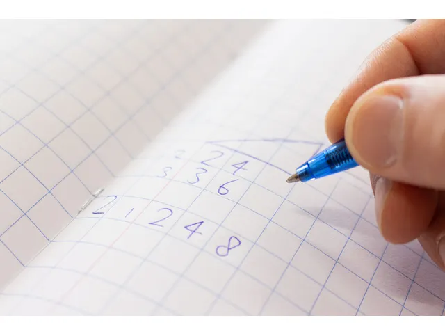 Schrift A4 80 blz geruit 10mm, krimp à 5 stuks